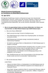 Konsensusempfehlung Handhabung Metall-Metall-Gleitpaarungen