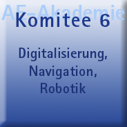 Button Komitee Digitalisierung blau