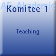 Button Komitee Teaching blau